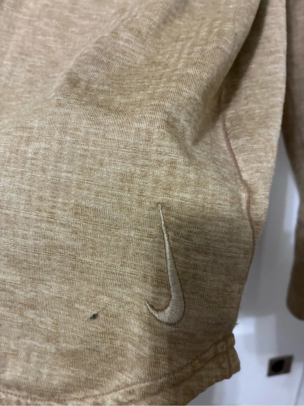 Nike Yoga Dri-FIT  long sleeve size M Sandalwood